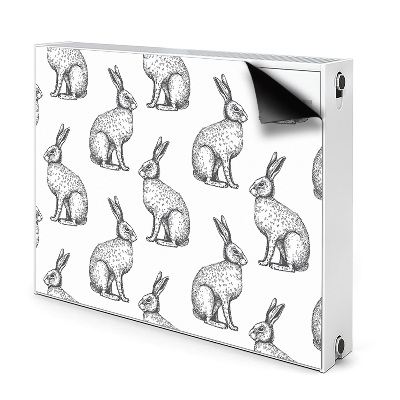 Radiator cover White rabbits