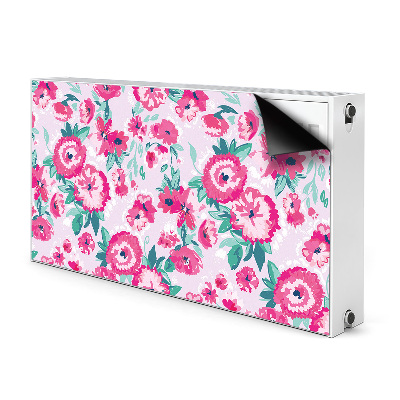 Printed radiator mat Flowers