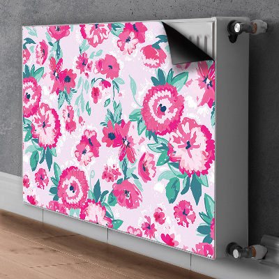 Printed radiator mat Flowers