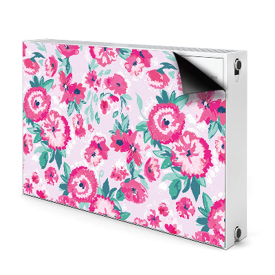 Printed radiator mat Flowers