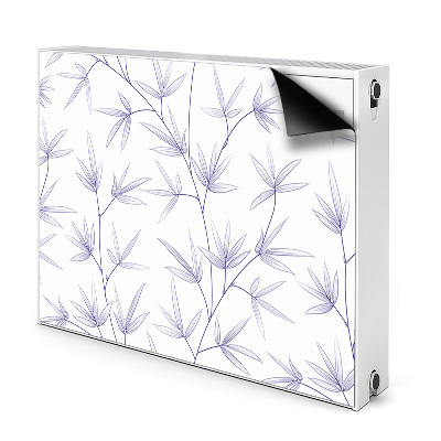 Magnetic radiator cover Leaf