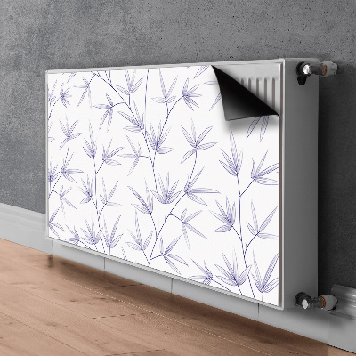 Magnetic radiator cover Leaf