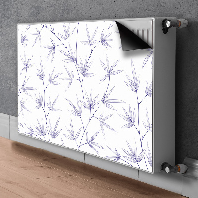 Magnetic radiator cover Leaf