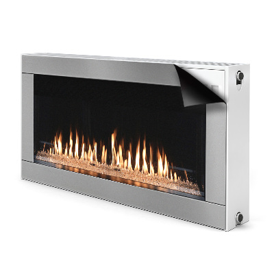 Magnetic radiator cover Modern fireplace