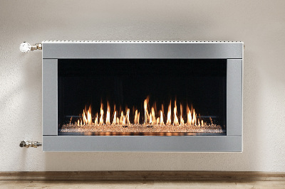 Magnetic radiator cover Modern fireplace