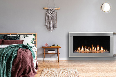 Magnetic radiator cover Modern fireplace