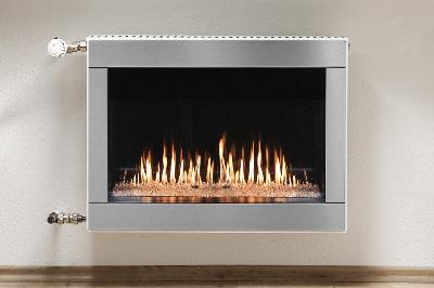 Magnetic radiator cover Modern fireplace