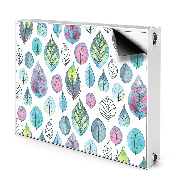 Decorative radiator cover Cartoon leaves