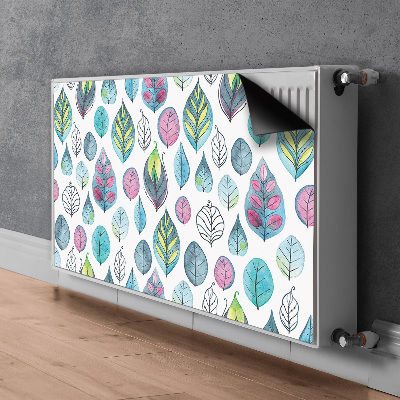 Decorative radiator cover Cartoon leaves