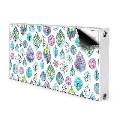 Decorative radiator cover Cartoon leaves