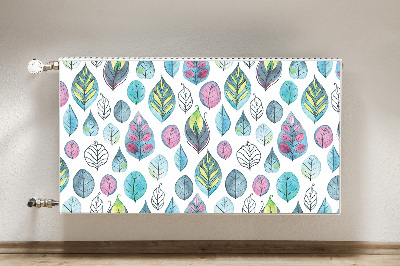 Decorative radiator cover Cartoon leaves