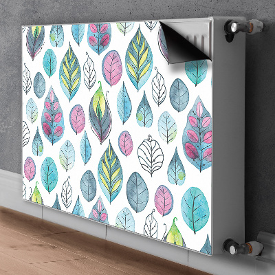 Decorative radiator cover Cartoon leaves