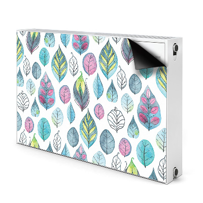 Decorative radiator cover Cartoon leaves