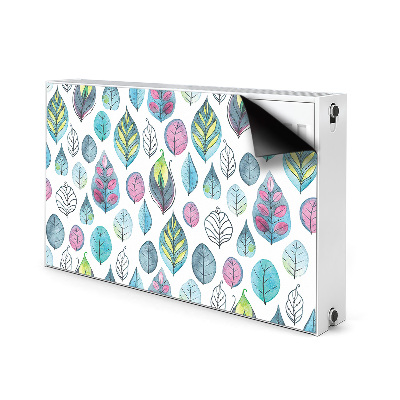 Decorative radiator cover Cartoon leaves