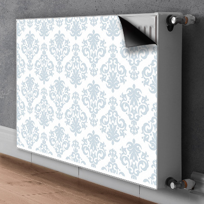 Decorative radiator cover Gray ornament