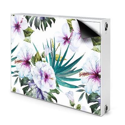 Decorative radiator cover Tropical nature