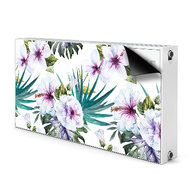 Decorative radiator cover Tropical nature