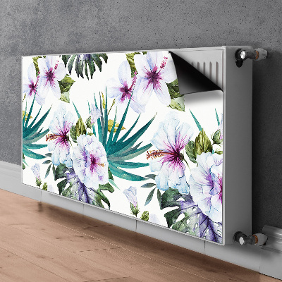 Decorative radiator cover Tropical nature