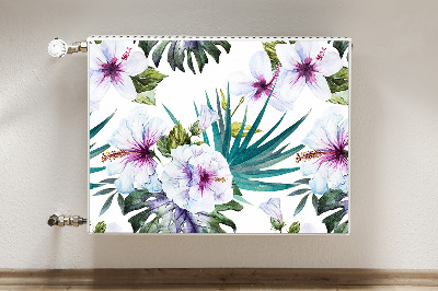 Decorative radiator cover Tropical nature