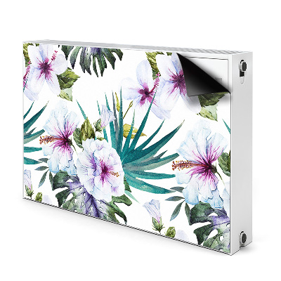 Decorative radiator cover Tropical nature