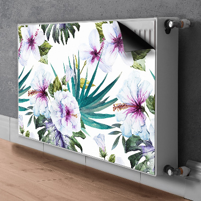 Decorative radiator cover Tropical nature