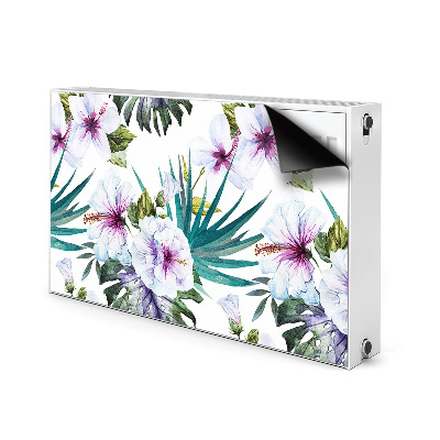 Decorative radiator cover Tropical nature