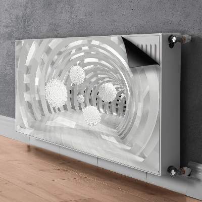 Radiator cover 3D abstraction tunnel