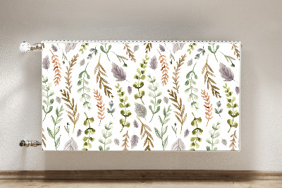 Decorative radiator cover Colorful leaves