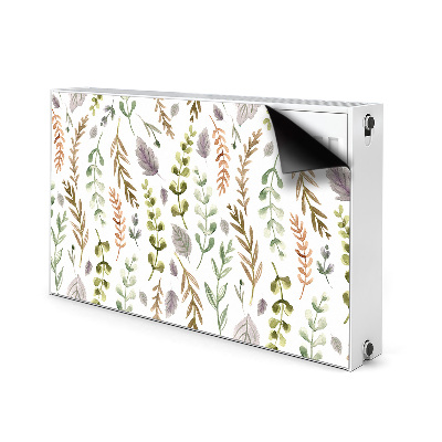 Decorative radiator cover Colorful leaves