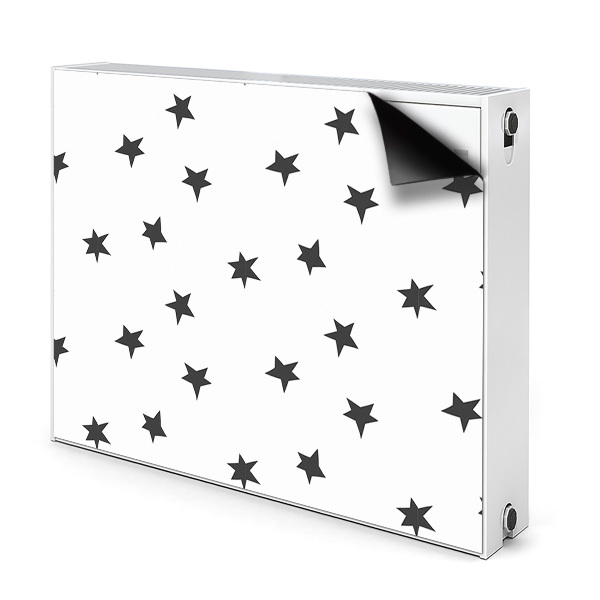 Magnetic radiator mat Stars