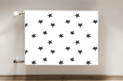 Magnetic radiator mat Stars