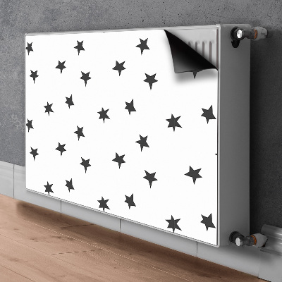 Magnetic radiator mat Stars