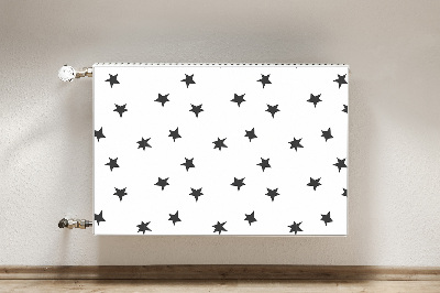 Magnetic radiator mat Stars