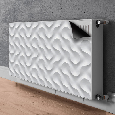 Magnetic radiator mat Wavy 3D illusion