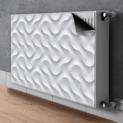 Magnetic radiator mat Wavy 3D illusion