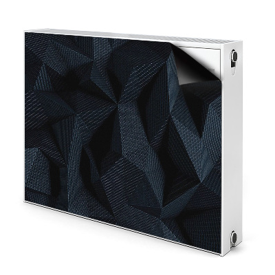 Magnetic radiator mat Geometric 3D graphics