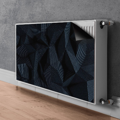 Magnetic radiator mat Geometric 3D graphics