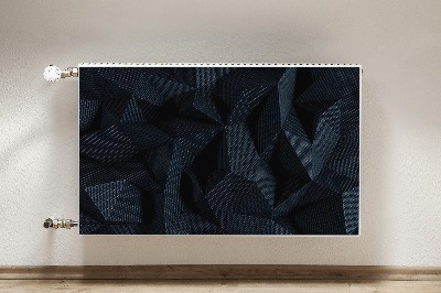 Magnetic radiator mat Geometric 3D graphics