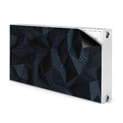 Magnetic radiator mat Geometric 3D graphics