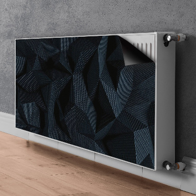 Magnetic radiator mat Geometric 3D graphics