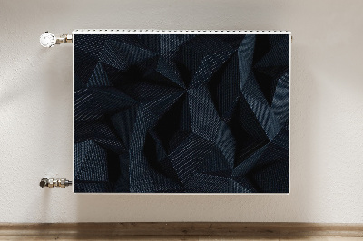 Magnetic radiator mat Geometric 3D graphics