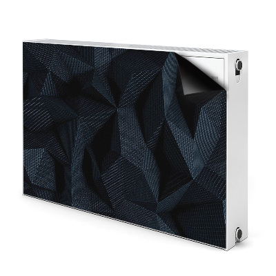 Magnetic radiator mat Geometric 3D graphics