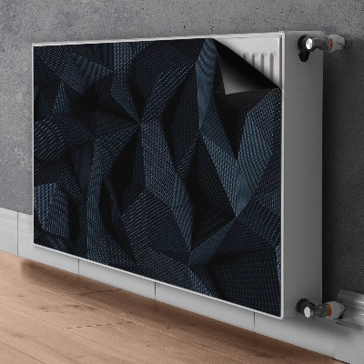 Magnetic radiator mat Geometric 3D graphics