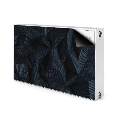 Magnetic radiator mat Geometric 3D graphics