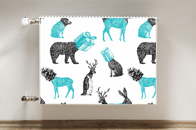 Magnetic radiator mat Animals