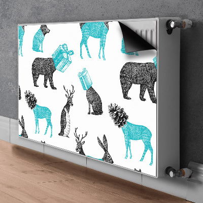 Magnetic radiator mat Animals