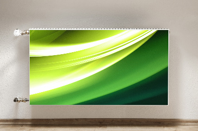 Radiator cover Green abstraction