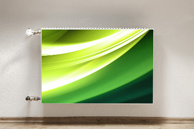 Radiator cover Green abstraction