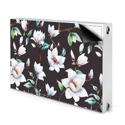 Magnetic radiator cover Painted flowers