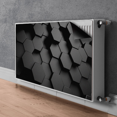 Radiator cover Black honey slices